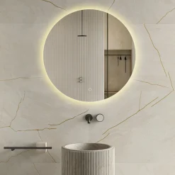 Spegel LED Ø90 cm REN