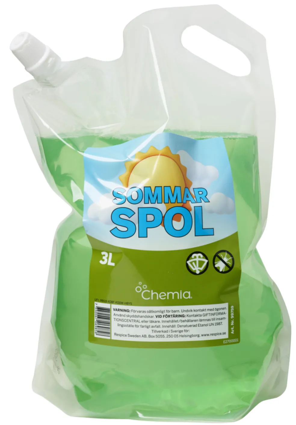 Spolarvätska Sommar 3 L