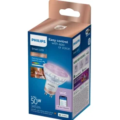 Spotlight Smart LED Färg GU10 4,7W/50W Philips