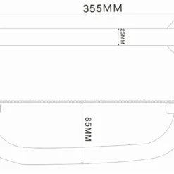 Stödhandtag Krom 30 cm