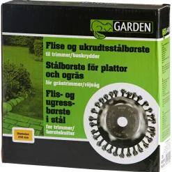 Stålborste Ø200 mm Garden
