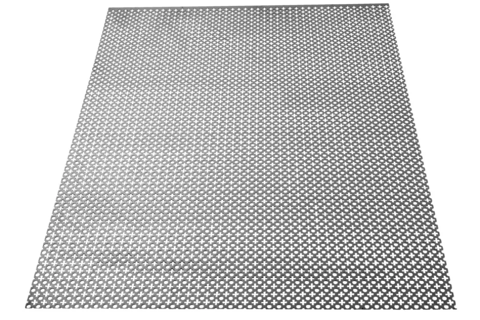 Stålplåt 453C Perforerad 1 x 400 x 1000 mm