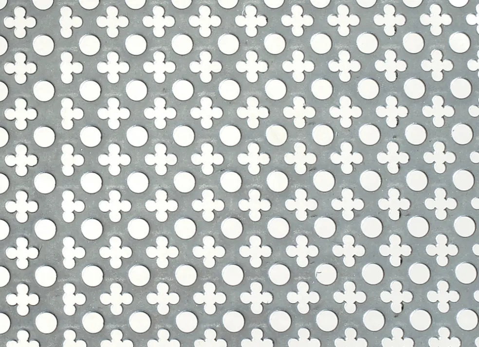 Stålplåt 453C Perforerad 1 x 400 x 1000 mm