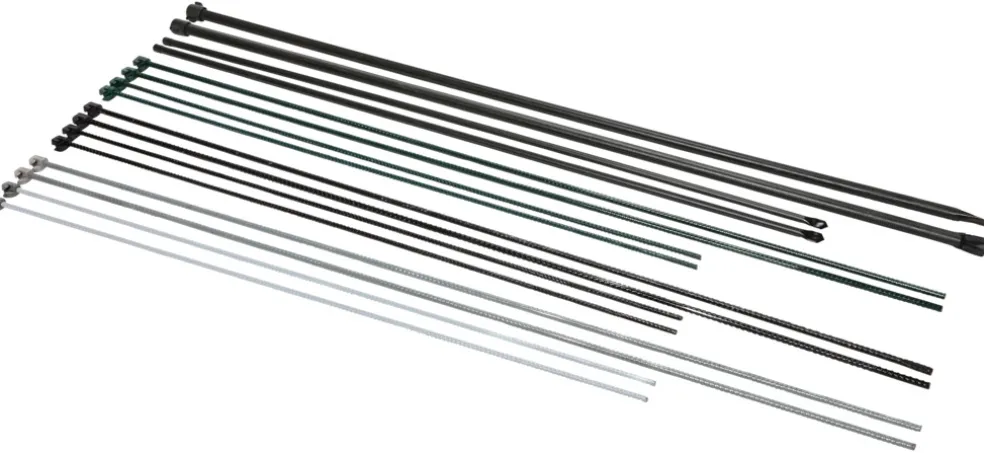 Stängselstolpe Svart Ø8 mm x 110 cm