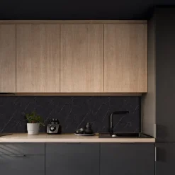 Stänkskydd Granit Svart 600 x 600 mm Kitchenline