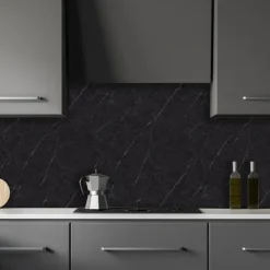 Stänkskydd Granit Svart 600 x 600 mm Kitchenline