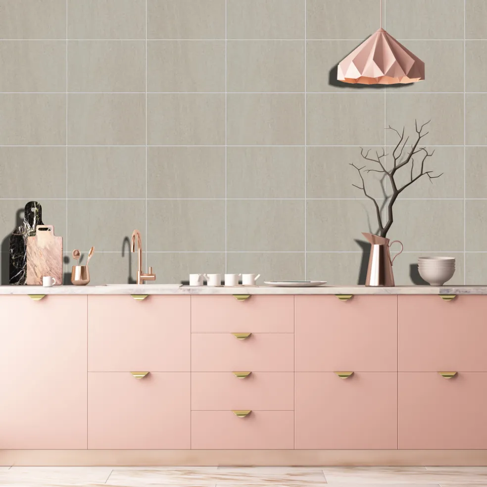 Stänkskydd Kerra Sandsten 600 x 600 mm Kitchenline