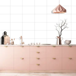 Stänkskydd Kerra Vit 600 x 600 mm Kitchenline