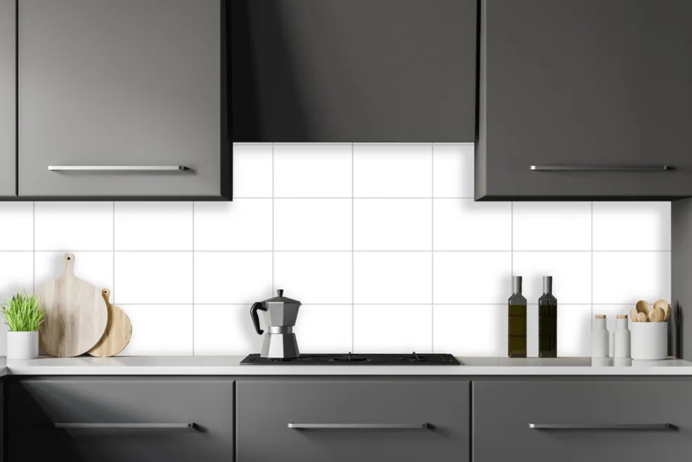 Stänkskydd Kerra Vit 600 x 600 mm Kitchenline