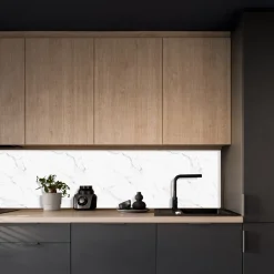 Stänkskydd Marmor Vit 600 x 600 mm Kitchenline