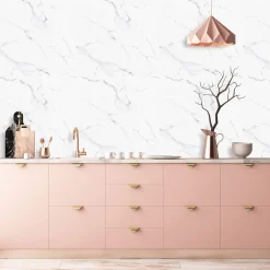 Stänkskydd Marmor Vit 600 x 600 mm Kitchenline