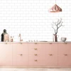 Stänkskydd Tegel Vit 600 x 600 mm Kitchenline