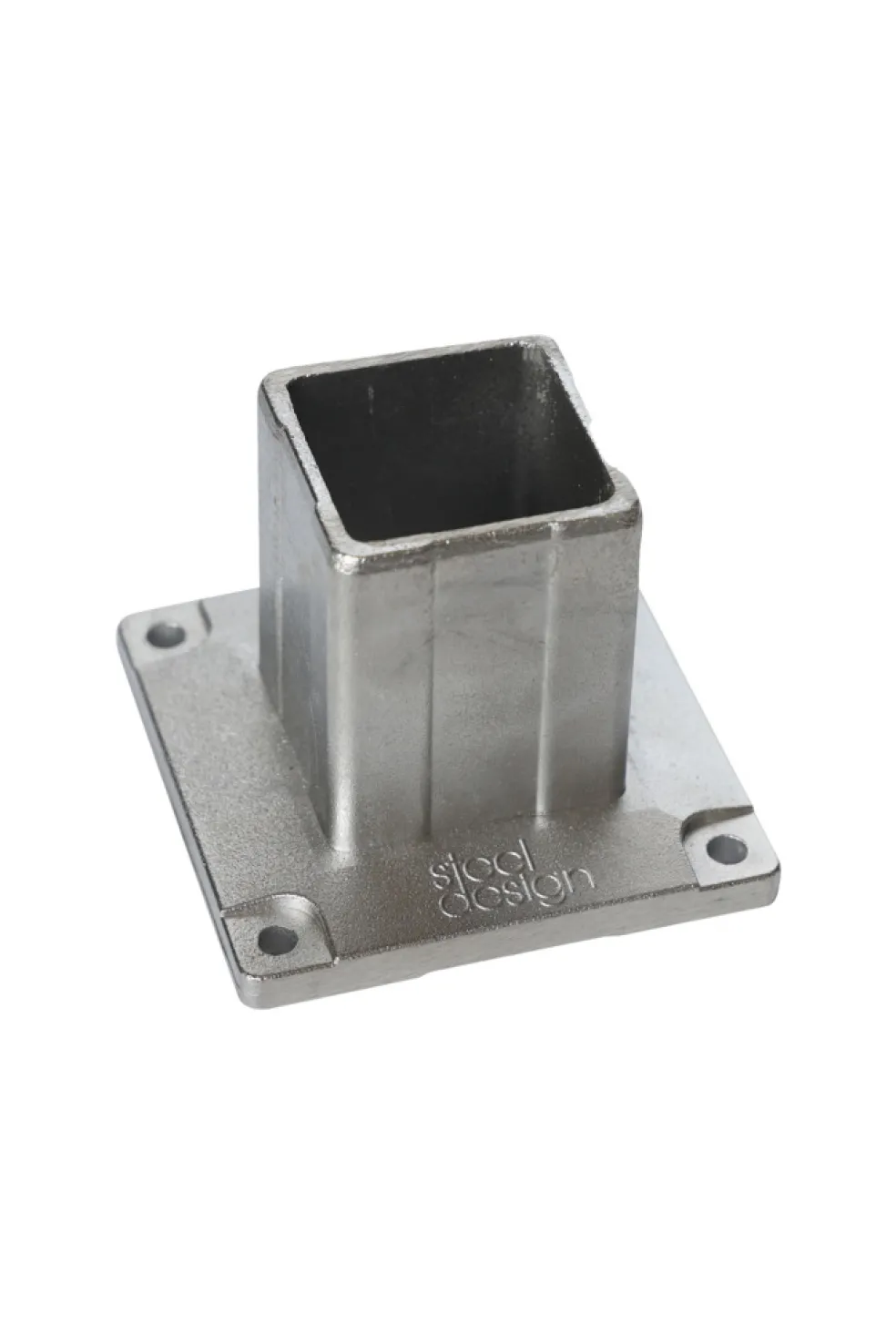 Stolpsko Galvad 120 x 120 mm Steel Design