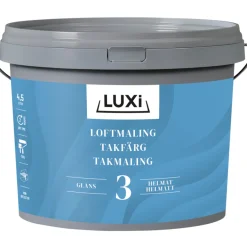 Takfärg 3 Vit 4,5 L Luxi