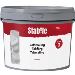 Takfärg 3 Vit 9 L Stabile