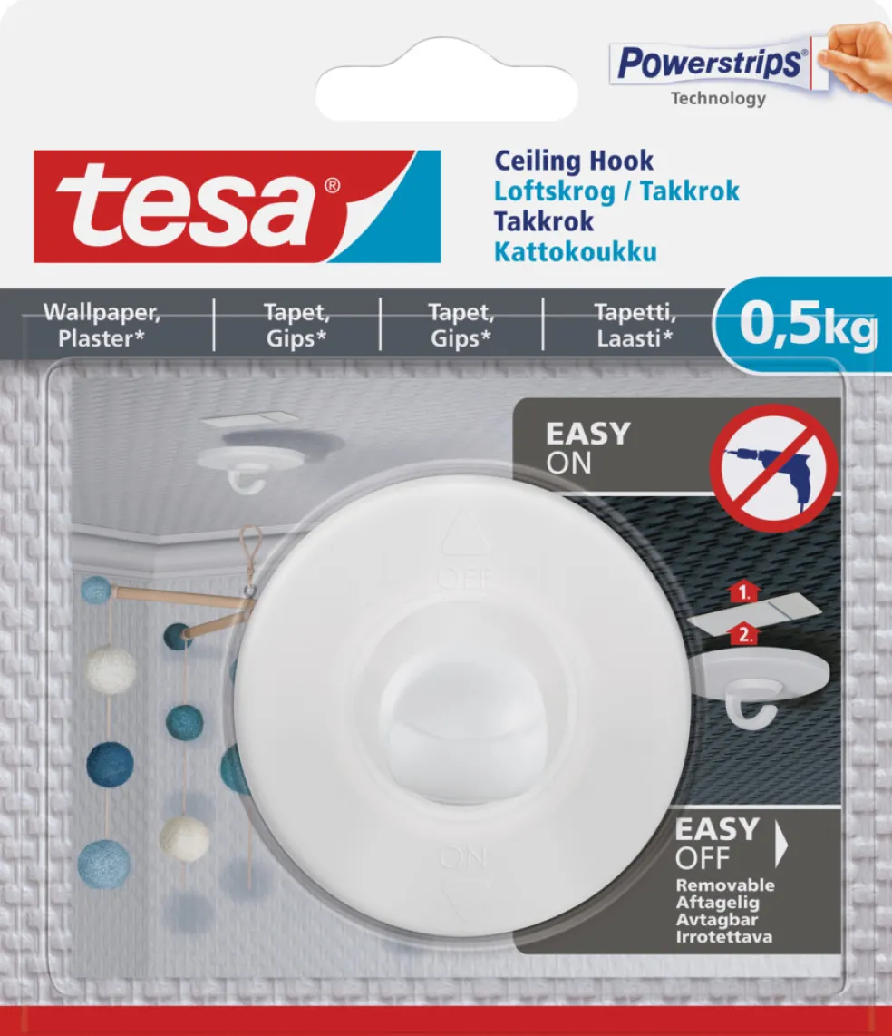 Takkrok Självhäftande 0,5 kg Tesa