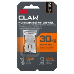 Tavelkrok 3M Claw 30 kg 2-pack