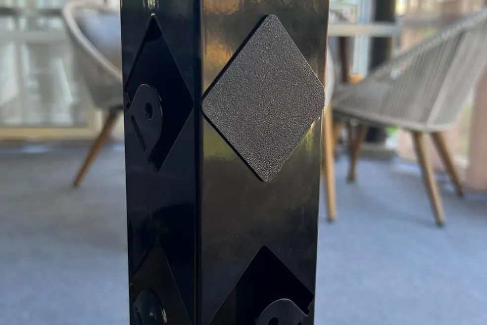 Täcklock t/staketstolpe Grå 50 x 50 mm Steel Design