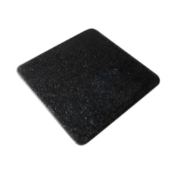Täcklock t/staketstolpe Svart 50 x 50 mm Steel Design