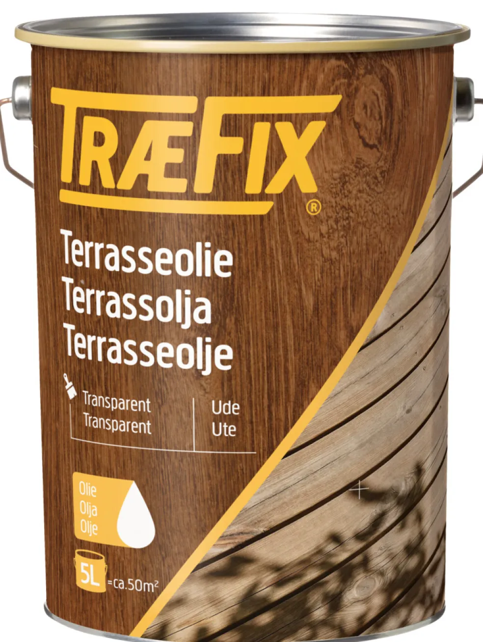 Terrassolja Furu 5 L Træfix
