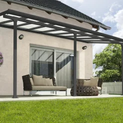 Terrasstak Feria 16,1 m² Antracit Canopia by Palram
