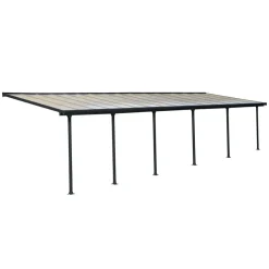 Terrasstak Feria 30,4 m² Antracit Canopia by Palram