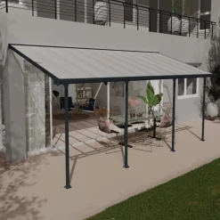 Terrasstak Feria 21,5 m² Antracit Canopia by Palram