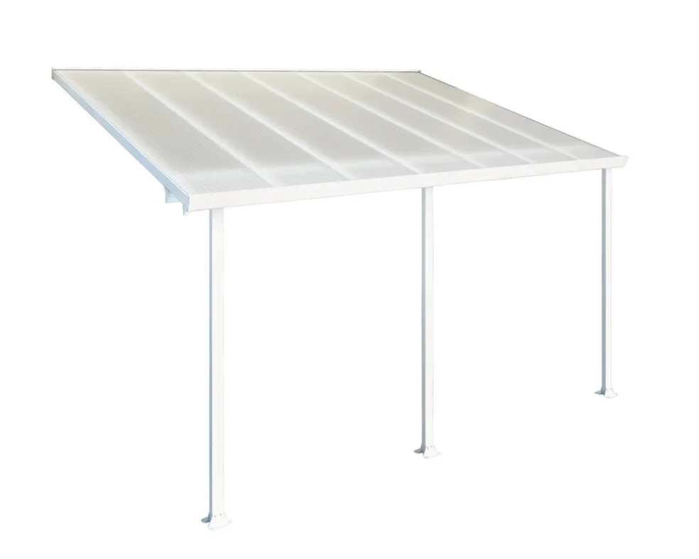 Terrasstak Feria 12,5 m² Vit Canopia by Palram