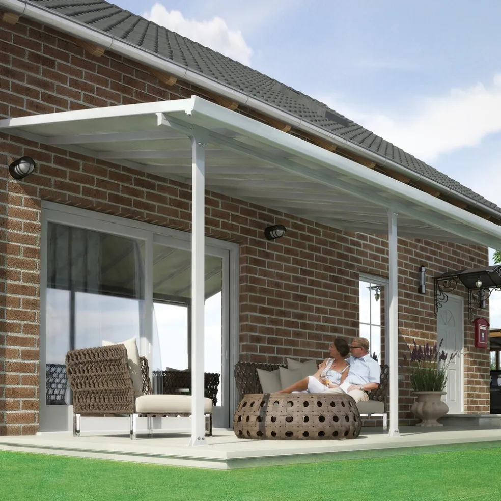 Terrasstak Feria 16,1 m² Vit Canopia by Palram