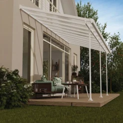 Terrasstak Feria 17,9 m² Vit Canopia by Palram