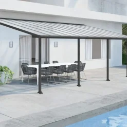 Terrasstak Olympia 21,7 m² Antracit Canopia by Palram
