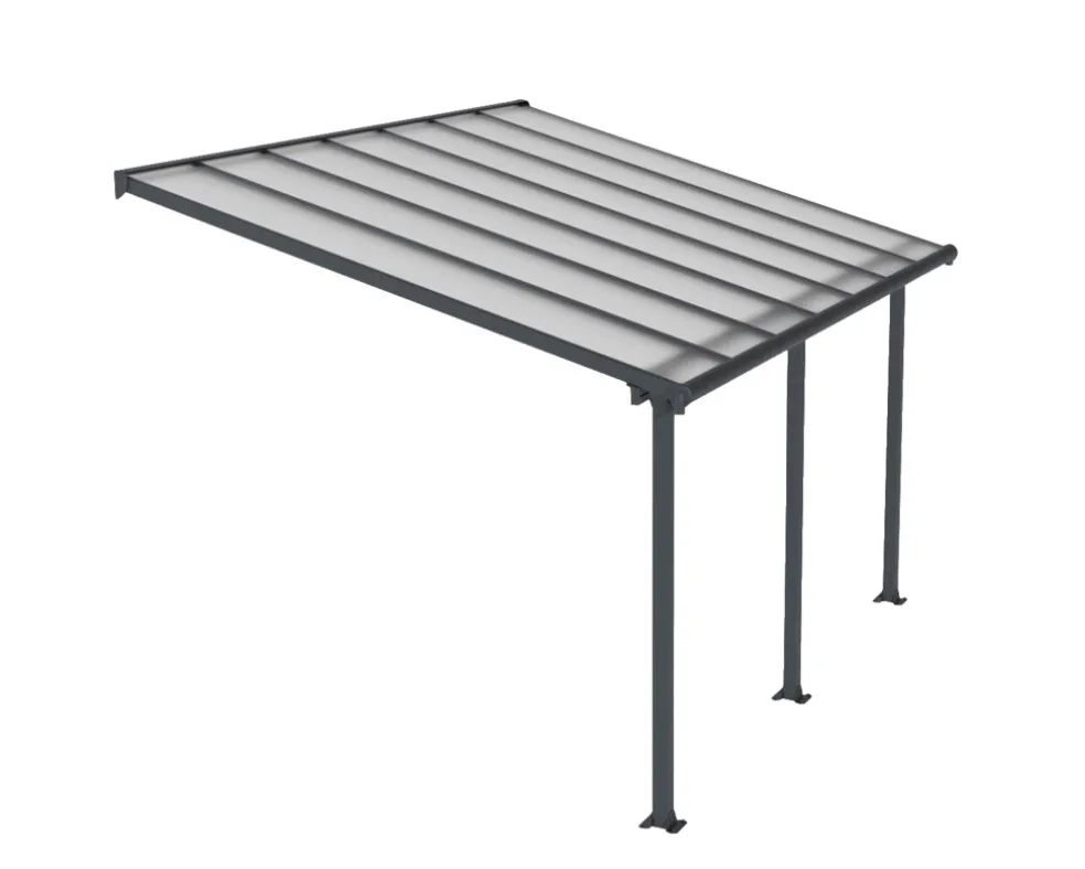 Terrasstak Olympia 12,5 m² Antracit Canopia by Palram