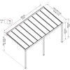 Terrasstak Stockholm 3,4 x 6,6 m Antracit Canopia by Palram