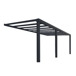 Terrasstak Stockholm 3,4 x 6,6 m Antracit Canopia by Palram
