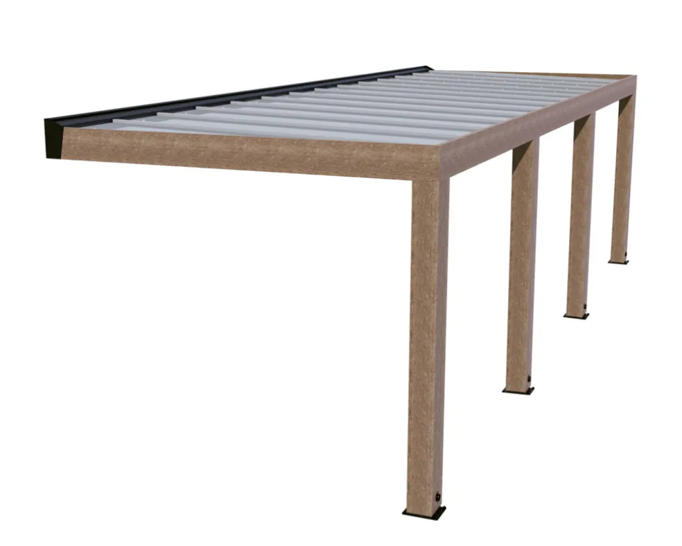 Terrasstak Helsinki Cederträ 860 x 300 cm Canopia by Palram