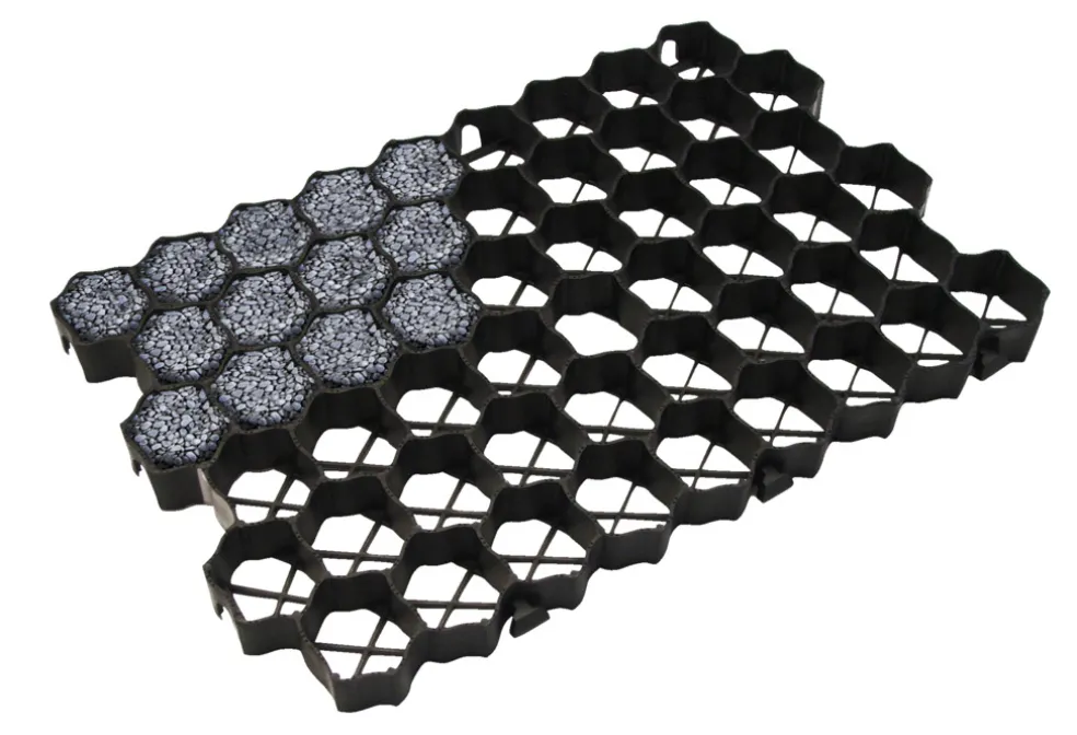 Terrängarmering Svart 600 x 400 x 40 mm 4-pack
