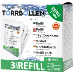 Torrbollen Fresh Refill 3 x 450g