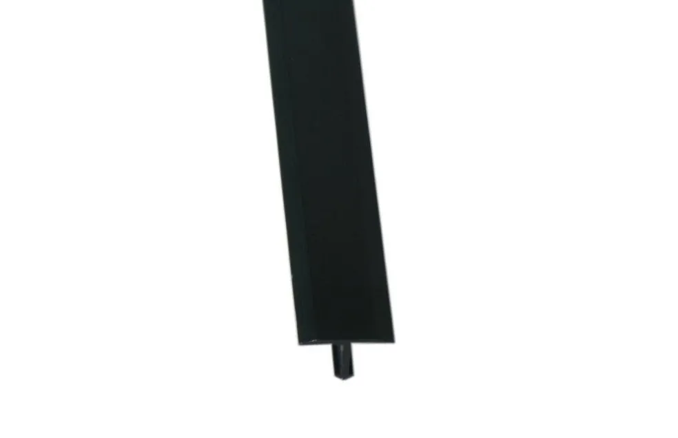 T-profil Alu Svart 9 x 14 mm - 0,9 m
