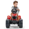 Traktor Massey Ferguson m/släp Röd Falk