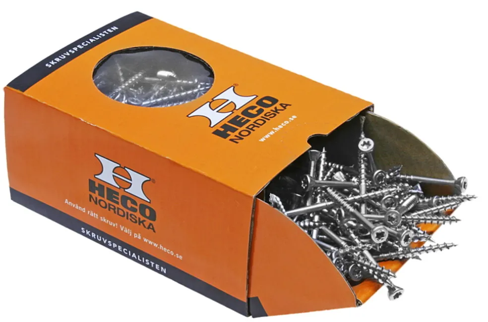 Trallskruv A2 4,8 x 75 mm 100-pack Heco