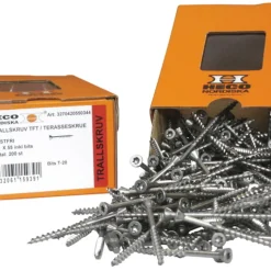 Trallskruv A4 4,2 x 42 mm 200-pack Heco