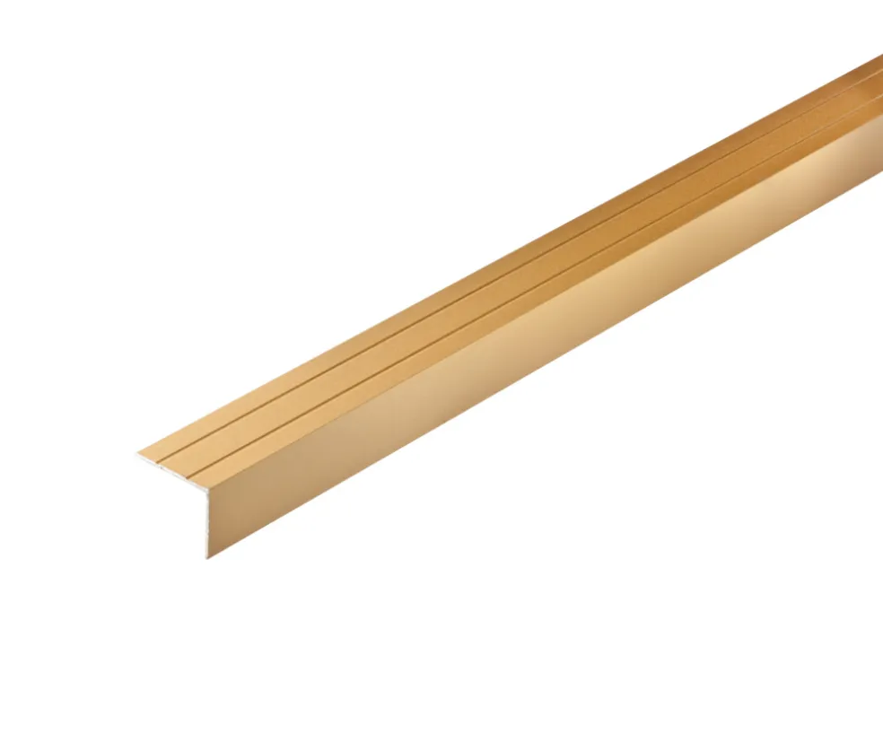 Trappnos Alu Guld 20 x 25 mm - 0,9 m