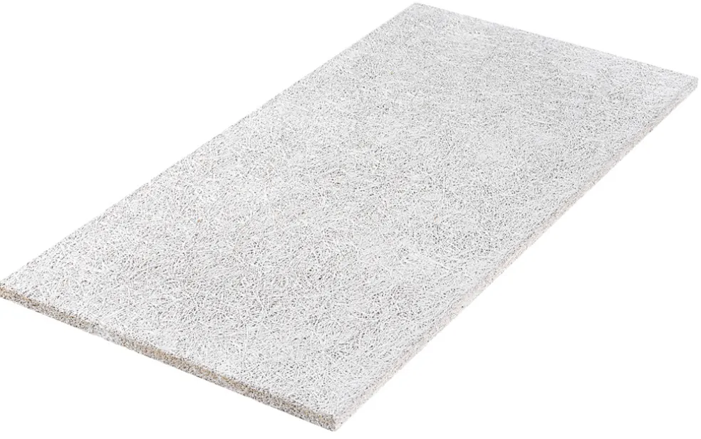 Träbetong EXTRAFIN Vit 25 x 600 x 1200 mm Fibrotech