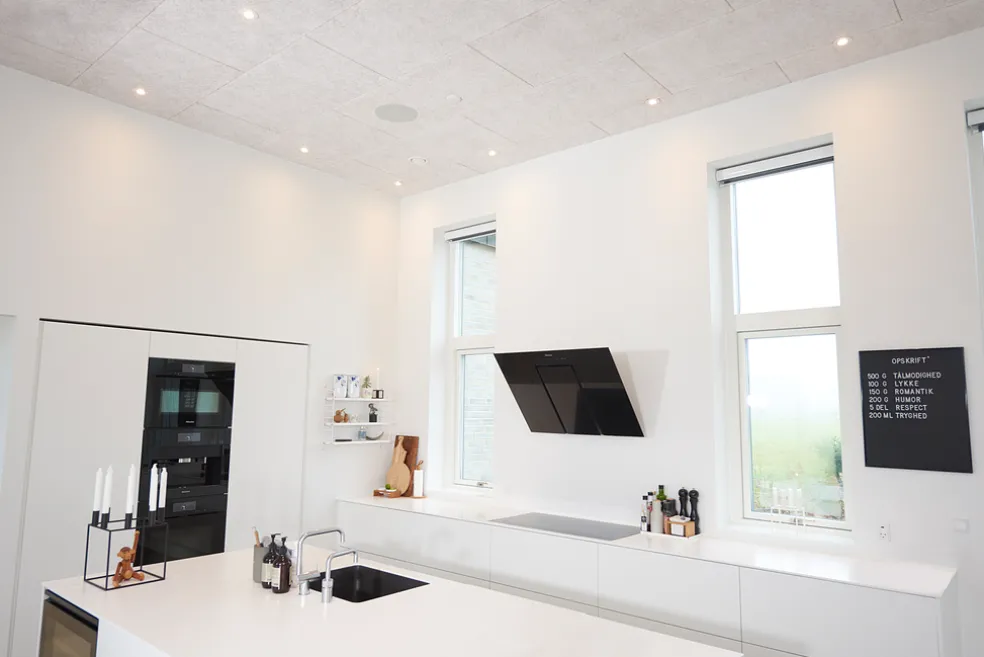 Träbetong EXTRAFIN Vit 25 x 600 x 1200 mm Fibrotech
