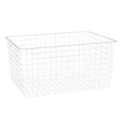 Trådback t/utdragsram 60 x 40 x 28 cm Vit Elfa