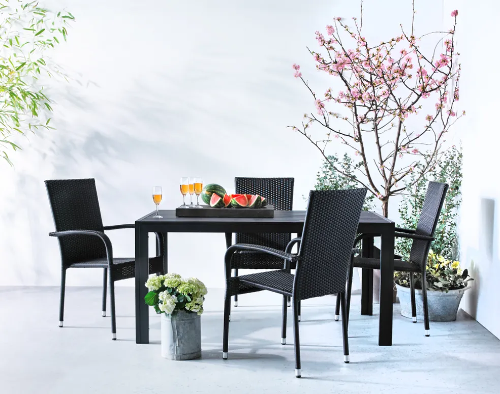 Trädgårdsbord Havanna 150 x 90 cm Sunlife