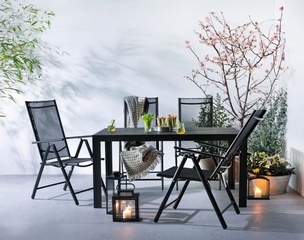 Trädgårdsbord Havanna 150 x 90 cm Sunlife