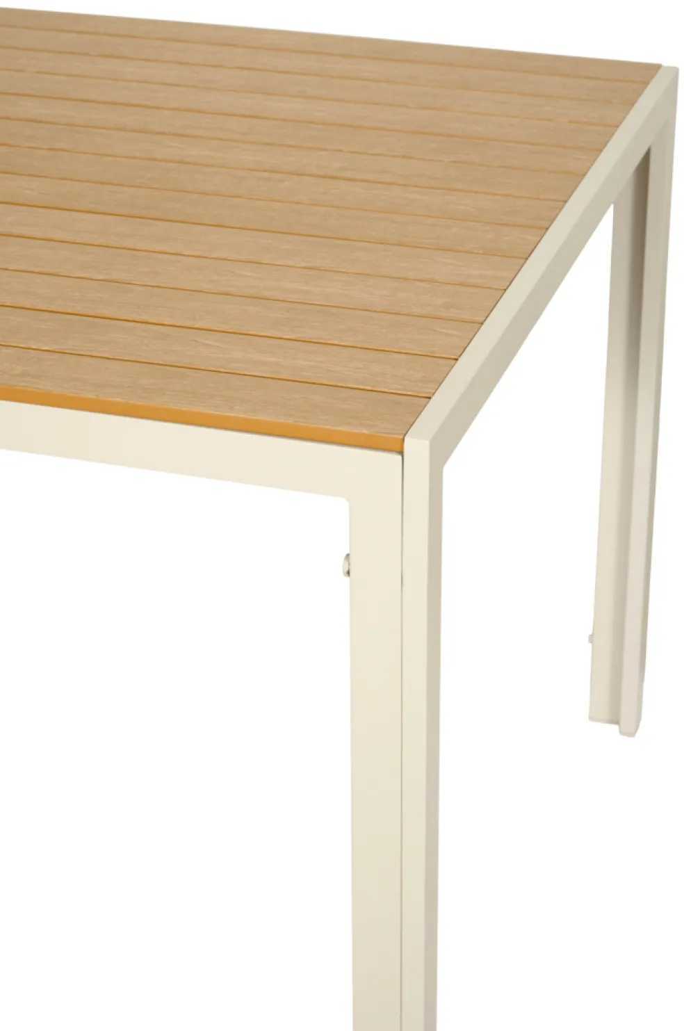 Trädgårdsbord Vermont Sandgrå/Teak 205 x 90 cm Sunlife