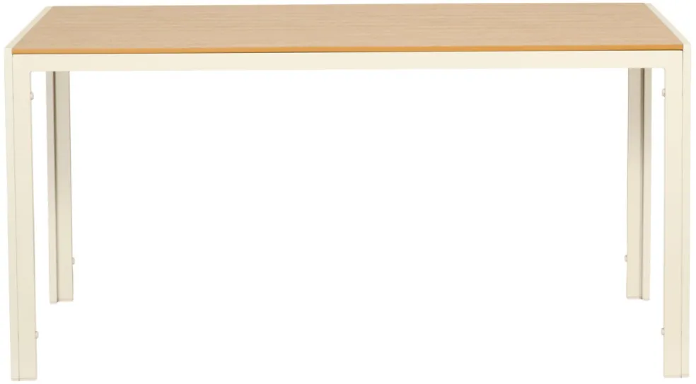 Trädgårdsbord Vermont Sandgrå/Teak 150 x 90 cm Sunlife