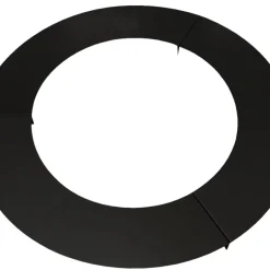 Trädring Stål Galvad Svart Platt Ø90 cm